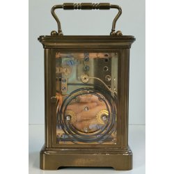 ANTICO OROLOGIO 8 giorni OFFICIER Matthew Norman Fasi Lunari Sveglia Calendario