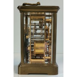 ANTICO OROLOGIO 8 giorni OFFICIER Matthew Norman Fasi Lunari Sveglia Calendario