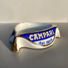 RARISSIMO POSACENERE CERAMICA "Campari" dal  1860 TRIANGOLARE COLLEZIONE VINTAGE