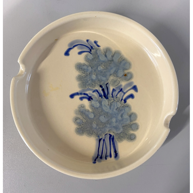 PORTACENERE VINTAGE Ashtray CERAMICA SIC DECORO FLOREALE  '70