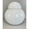 LAMPADA TAVOLO ABATJOUR Daruma DESIGN Sergio Asti VETRO OPALINO Candle ø33cm '68