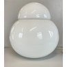 LAMPADA TAVOLO ABATJOUR Daruma DESIGN Sergio Asti VETRO OPALINO Candle ø33cm '68