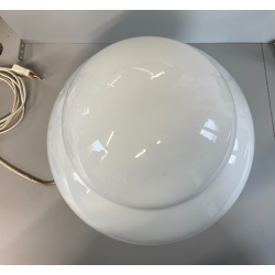 LAMPADA TAVOLO ABATJOUR Daruma DESIGN Sergio Asti VETRO OPALINO Candle ø33cm '68