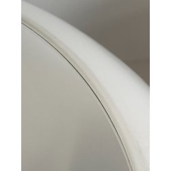 LAMPADA TAVOLO ABATJOUR Daruma DESIGN Sergio Asti VETRO OPALINO Candle ø33cm '68