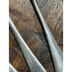 BROGGI CALDERONI antichi 10 cucchiaini da dessert POSATE stile art deco 14,2 cm