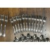 antico servizio POSATE 51 pz TRILOBATE firmate EMD90 coltelli forchette cucchiai