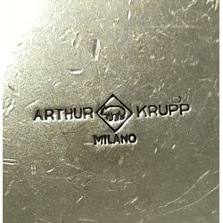 SET3 pz VASO Monofiore DESIGN Gio Ponti ANNI 50 Arthur Krupp METALLO ARGENTATO