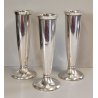 SET3 pz VASO Monofiore DESIGN Gio Ponti ANNI 50 Arthur Krupp METALLO ARGENTATO