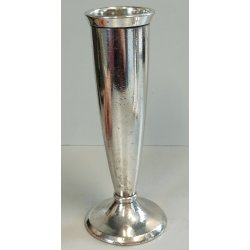 SET3 pz VASO Monofiore DESIGN Gio Ponti ANNI 50 Arthur Krupp METALLO ARGENTATO