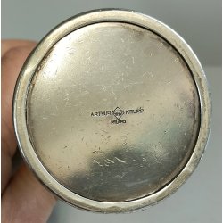 SET3 pz VASO Monofiore DESIGN Gio Ponti ANNI 50 Arthur Krupp METALLO ARGENTATO