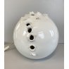 LAMPADA da TAVOLO SCULTURA ASTRATTA CERAMICA BIANCA IBIS Cunardo ø 29 EPOCA '50