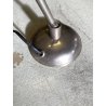 LAMPADA DA TAVOLO SCRIVANIA DESIGN INDUSTRIALE OTTONE NICHELATO REGOLABILE '30