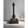 ANTICO MODELLO STATUA BRONZO Colonna Vendome SOUVENIR GRAND TOUR XIX sec 28 cm/h