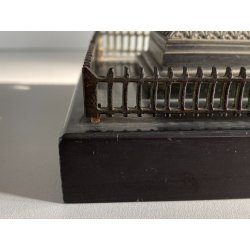 ANTICO MODELLO STATUA BRONZO Colonna Vendome SOUVENIR GRAND TOUR XIX sec 28 cm/h