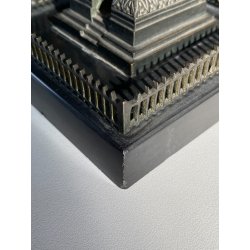 ANTICO MODELLO STATUA BRONZO Colonna Vendome SOUVENIR GRAND TOUR XIX sec 28 cm/h