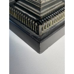 ANTICO MODELLO STATUA BRONZO Colonna Vendome SOUVENIR GRAND TOUR XIX sec 28 cm/h