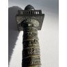 ANTICO MODELLO STATUA BRONZO Colonna Vendome SOUVENIR GRAND TOUR XIX sec 28 cm/h