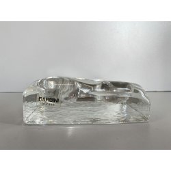 POSACENERE SVUOTA TASCHE  A. Barbini VETRO MURANO TRASPARENTE FERMACARTE '80