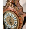 ANTICO OROLOGIO TAVOLO Boulle EPOCA 900 legno intarsiato BRONZO DORATO pendolo