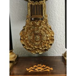 ANTICO OROLOGIO PENDOLO TEMPIO 1800 COLONNE IMPERO Old Table Clock E. BENARD