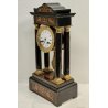 ANTICO OROLOGIO PENDOLO TEMPIO 1800 COLONNE IMPERO Old Table Clock E. BENARD