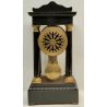 ANTICO OROLOGIO PENDOLO TEMPIO 1800 COLONNE IMPERO Old Table Clock E. BENARD