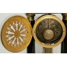ANTICO OROLOGIO PENDOLO TEMPIO 1800 COLONNE IMPERO Old Table Clock E. BENARD