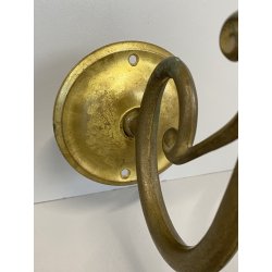 APPLIQUE  VETRO Murano ROSTRATO BULLICANTE Barovier STRUTTURA OTTONE MID CENTURY