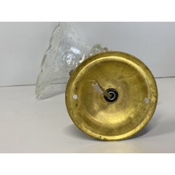 APPLIQUE  VETRO Murano ROSTRATO BULLICANTE Barovier STRUTTURA OTTONE MID CENTURY