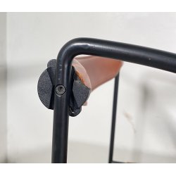 COPPIA SEDIA UFFICIO Francesco Sono per ICF Mod. Patoz ACCIAIO PELLE POLTRONE