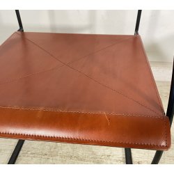 COPPIA SEDIA UFFICIO Francesco Sono per ICF Mod. Patoz ACCIAIO PELLE POLTRONE