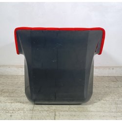 POLTONA DESIGN ANNI 70 Carlo Bartoli PER Arflex MOD Bicia SEDIA SALOTTO ROSSA