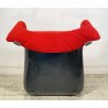 POLTONA DESIGN ANNI 70 Carlo Bartoli PER Arflex MOD Bicia SEDIA SALOTTO ROSSA