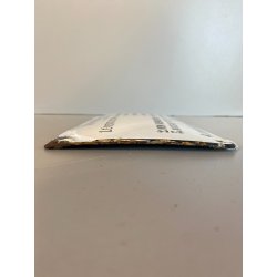 TARGA INSEGNA PLACCA LAMINA METALLO SMALTATO BIANCO NERO 13 x 22 cm ANNI '20