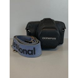 OLIMPUS OM-1 FOTOCAMERA REFLEX pellicola 35 mm NERA OBIETTIVO G.Zuiko 50 mm