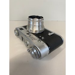 FOTOCAMERA VINTAGE a TELEMETRO FED 3 URSS Sovietica OBIETTIVO 52 mm f/2,8 '60