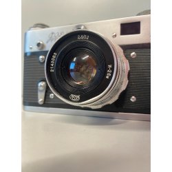 FOTOCAMERA VINTAGE a TELEMETRO FED 3 URSS Sovietica OBIETTIVO 52 mm f/2,8 '60