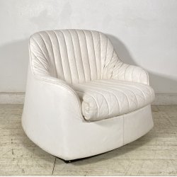POLTONA DESIGN Afra e Tobia Scarpa MOD Ciprea Cassina ANNI 60 PELLE ARMCHAIR