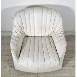 POLTONA DESIGN Afra e Tobia Scarpa MOD Ciprea Cassina ANNI 60 PELLE ARMCHAIR