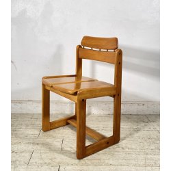 SEDIA DESIGN Ilmari Tapiovaara MODELLO 820 LEGNO FRASSINO CHAIR VINTAGE ANNI 70