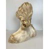 ANTICO BUSTO SCULTURA ALABASTRO Emilio Fiaschi GIOVANE DONNA ART NOUVEAU