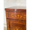 ANTICO COMODINO INTARSIATO LEGNO STILE LUIGI XV epoca '900 CASSETTO ANTA RIPIANO
