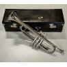 TROMBA Ali Nadir & Co 1885 STRUMENTO MUSICALE VINTAGE con CUSTODIA horn TRUMPET