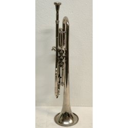 TROMBA Ali Nadir & Co 1885 STRUMENTO MUSICALE VINTAGE con CUSTODIA horn TRUMPET