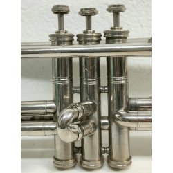 TROMBA Ali Nadir & Co 1885 STRUMENTO MUSICALE VINTAGE con CUSTODIA horn TRUMPET