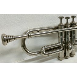 TROMBA Ali Nadir & Co 1885 STRUMENTO MUSICALE VINTAGE con CUSTODIA horn TRUMPET