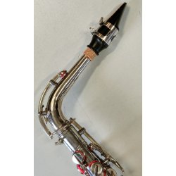 SASSOFONO ALTO Sax 61 cm. STRUMENTO MUSICALE VINTAGE con CUSTODIA Saxofone
