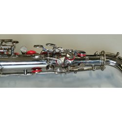 SASSOFONO ALTO Sax 61 cm. STRUMENTO MUSICALE VINTAGE con CUSTODIA Saxofone