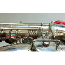 SASSOFONO ALTO Sax 61 cm. STRUMENTO MUSICALE VINTAGE con CUSTODIA Saxofone