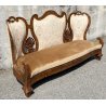 ANTICO DIVANO 1800 CARLO X IMPERO OLANDESE INTARSIATO OLD RARO LASTRONATO EPOCA